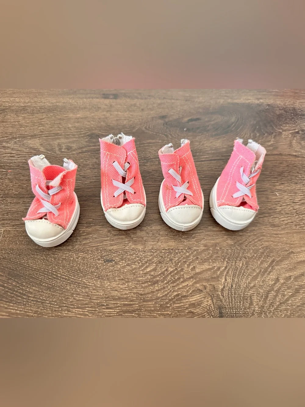 Pink small pet shoes simply dog high tops non slip